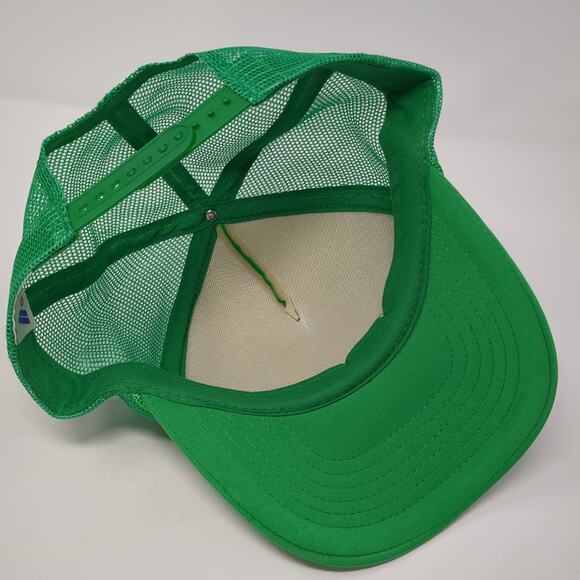 Ceiba Snapback Trucker Hat Green One Size Adjustable Mesh Back Rope Polyester - Picture 7 of 9